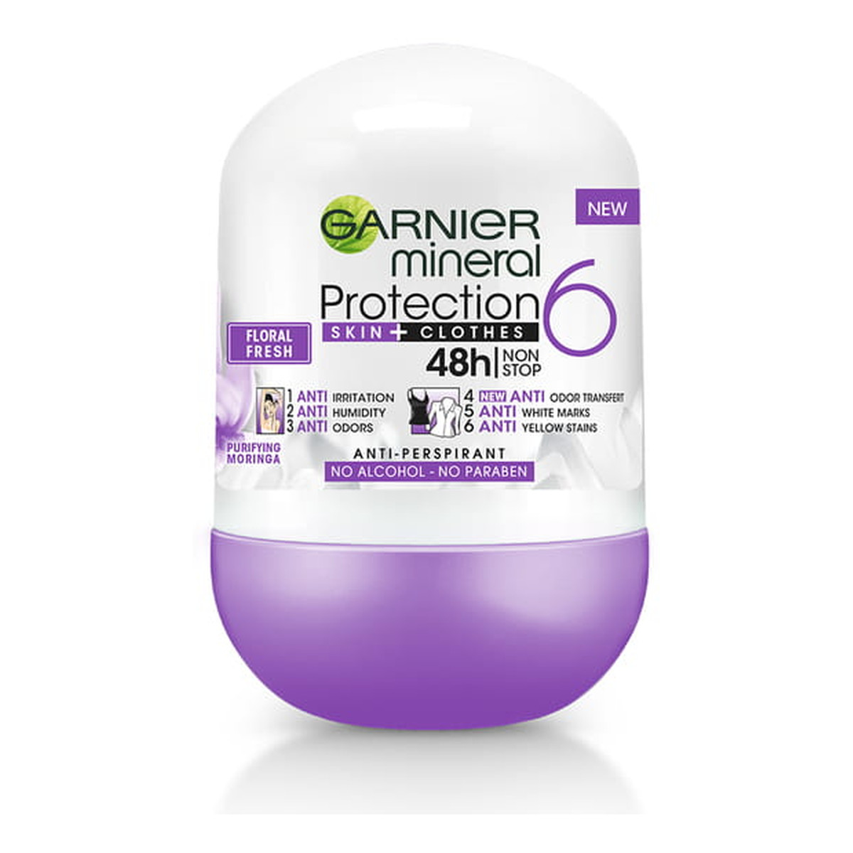Garnier Mineral Protection "6" Dezodorant w kulce Floral Fresh