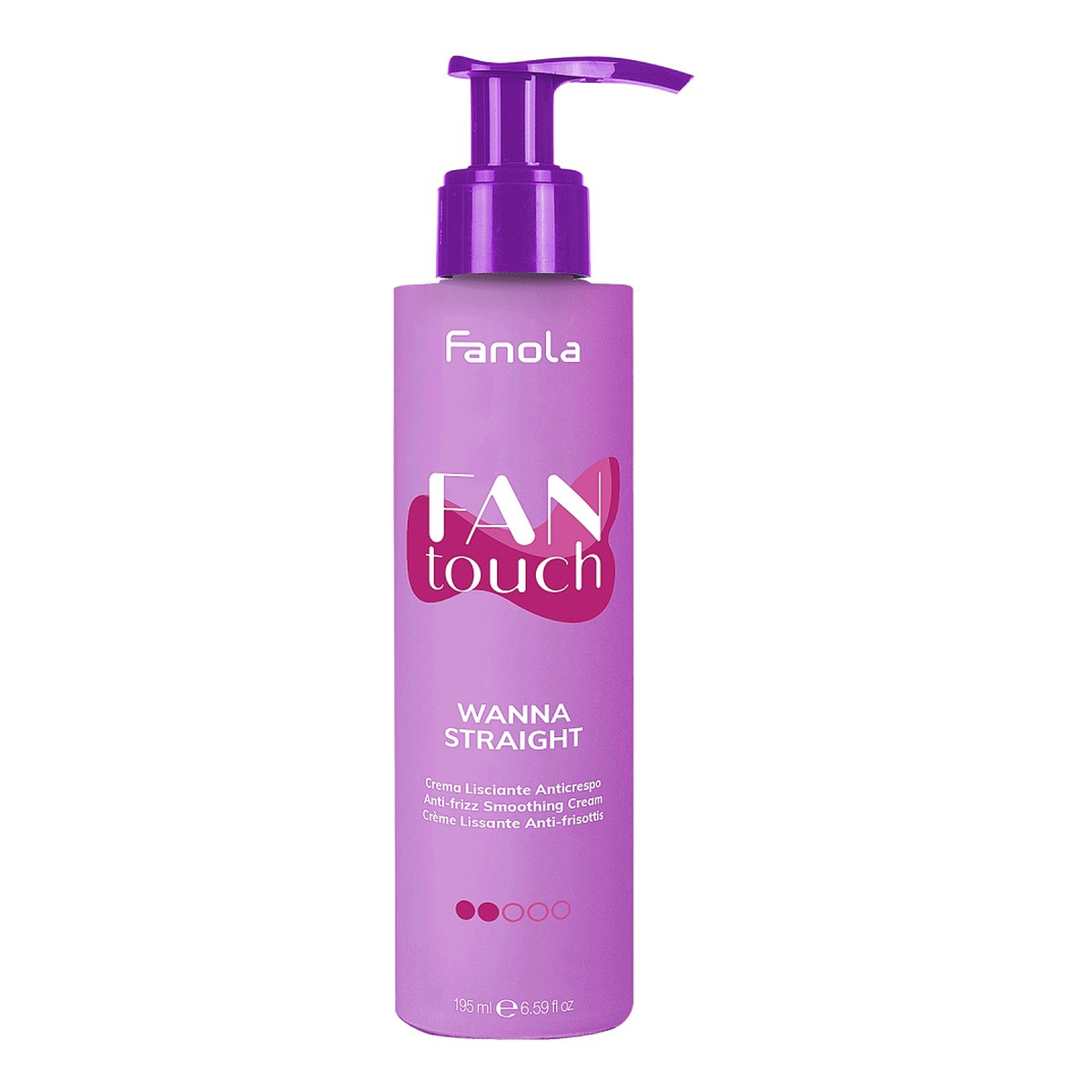 Fanola FanTouch Wanna Straight wygładzający Krem przeciw puszeniu się włosów 195ml