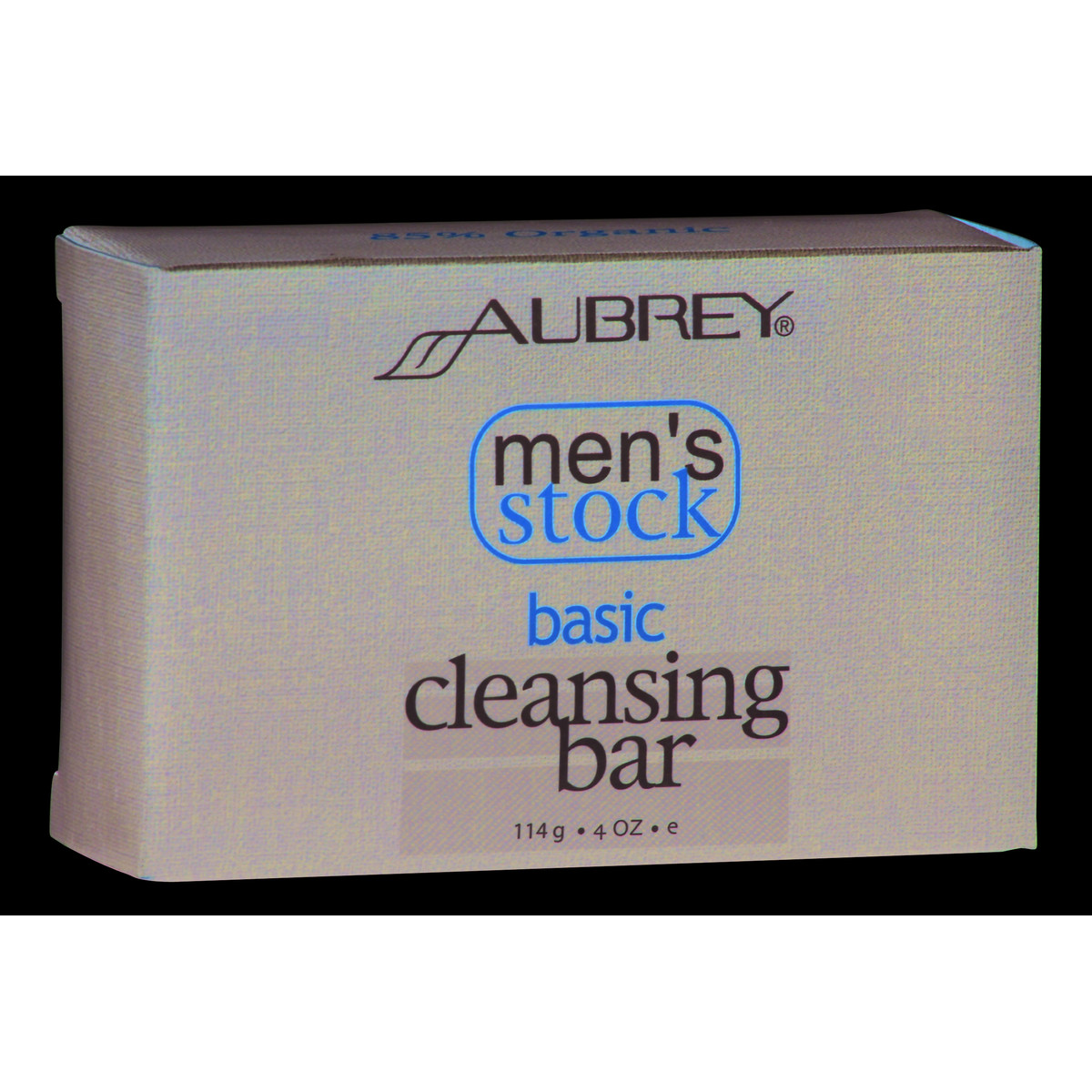 Aubrey Men's stock Mydło w kostce do twarzy i ciała o łagodnym miętowym zapachu dla mężczyzn 114g