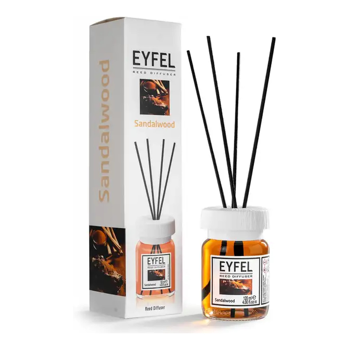 Eyfel Dyfuzor zapachowy z patyczkami Drzewo sandałowe 120ml