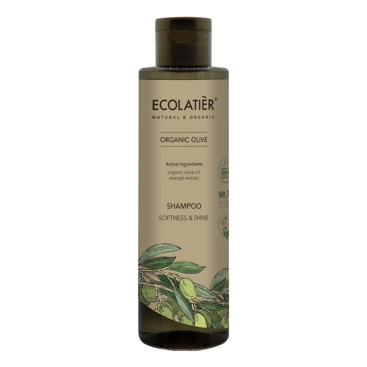 Ecolatier Olive Szampon do włosów Miękkość i Połysk 250ml