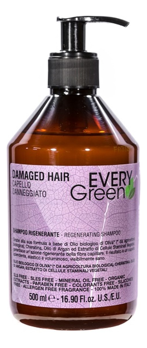 Shampoo szampon regenerujący do włosów zniszczonych