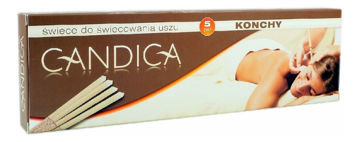 Konchy świece do świecowania uszu 5 par