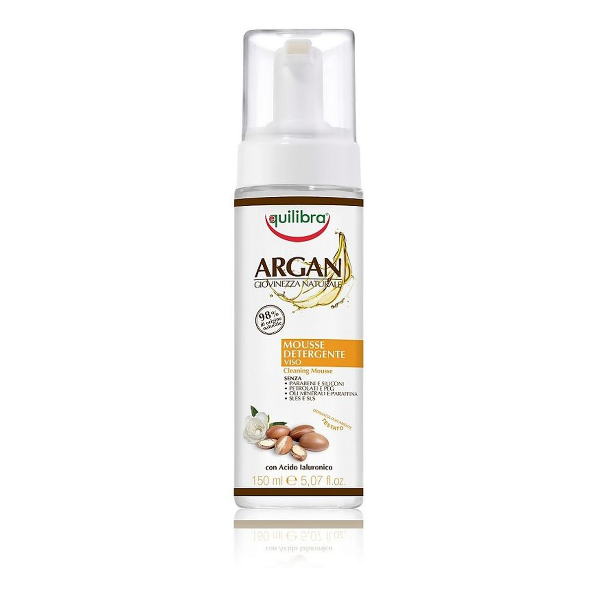 Equilibra Giovinezza Naturale Mousse Detergente Cleansing Foam Arganowa pianka oczyszczająca 150ml