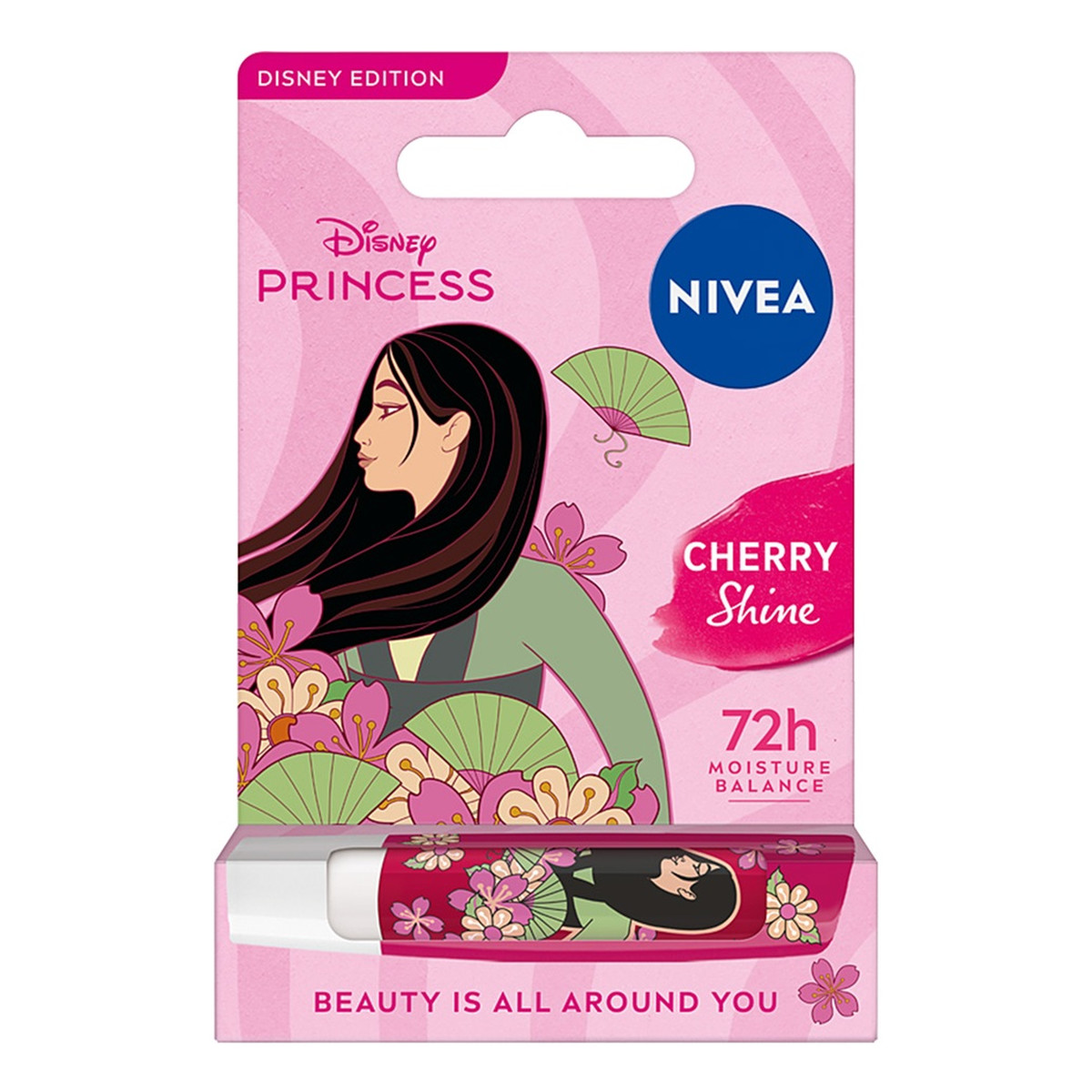 Nivea Disney Edition pielęgnująca pomadka do ust Cherry Shine 4.8g