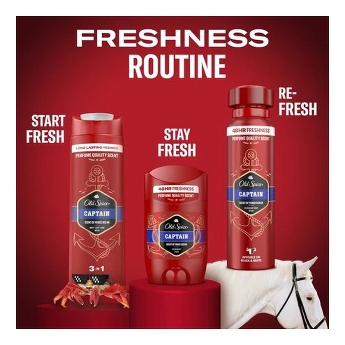 Old Spice Captain 24/7 Dezodorant w sprayu 150ml