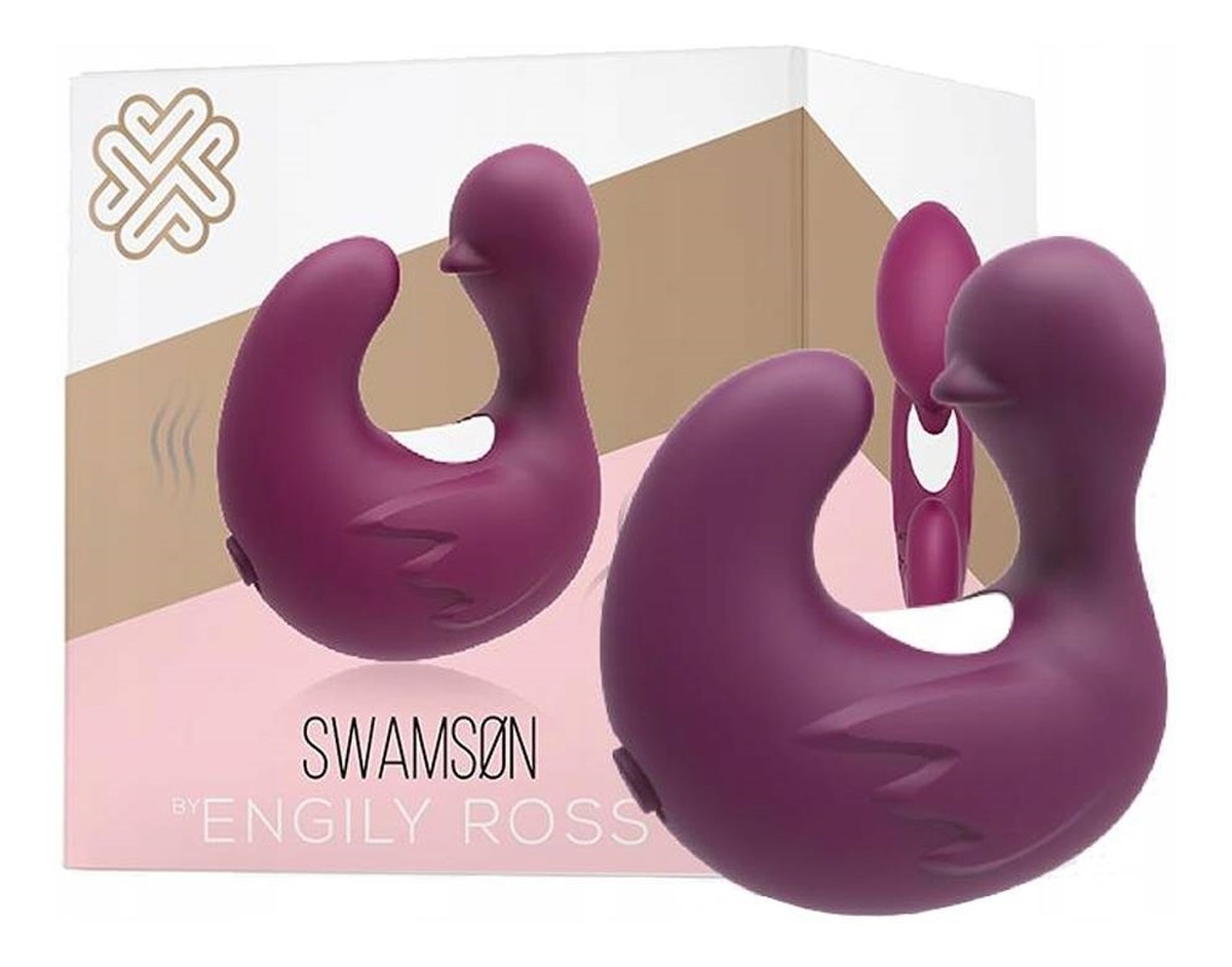 Swamson silikonowy masażer fioletowy