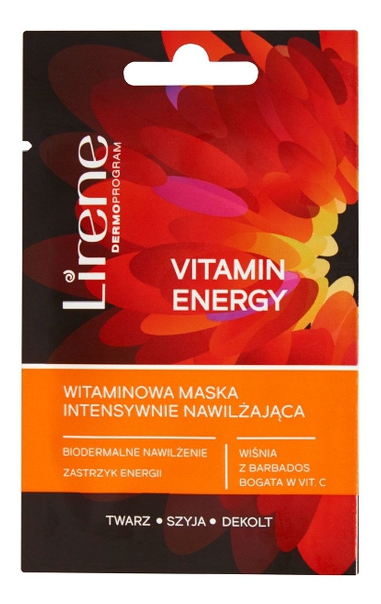 Vitamin Energy witaminowa maska intensywnie nawilżająca