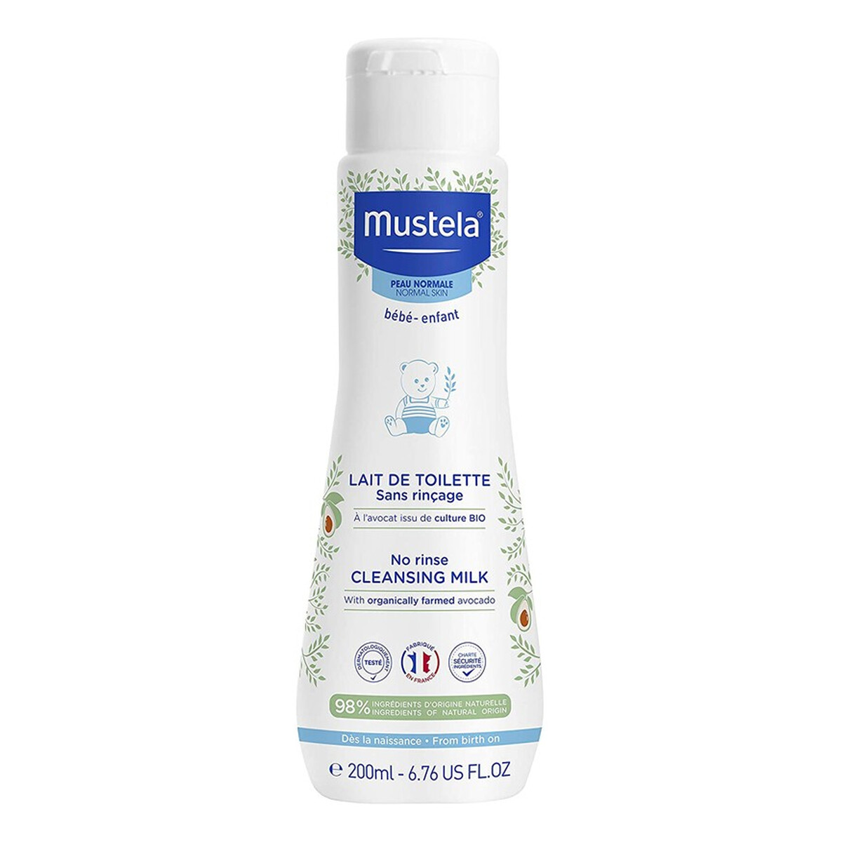 Mustela No Rinse Cleansing Milk Mleczko do ciała 200ml
