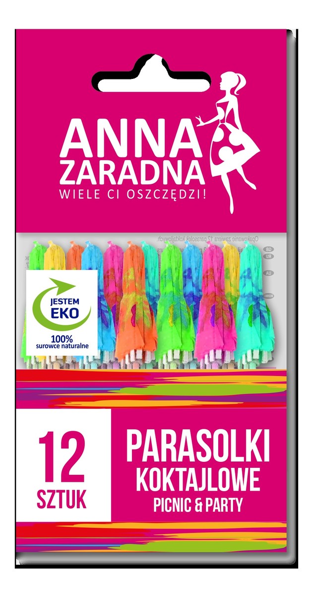 Parasolki koktajlowe 12szt