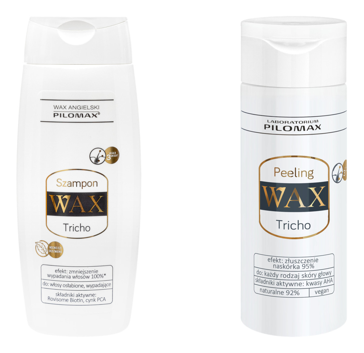 Myjący peeling enzymatyczny + Szampon Przeciw Wypadaniu