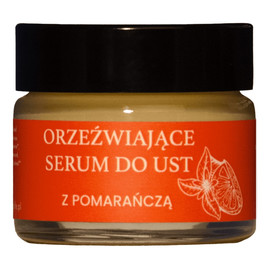 Orzeźwiające serum do ust z pomarańczą