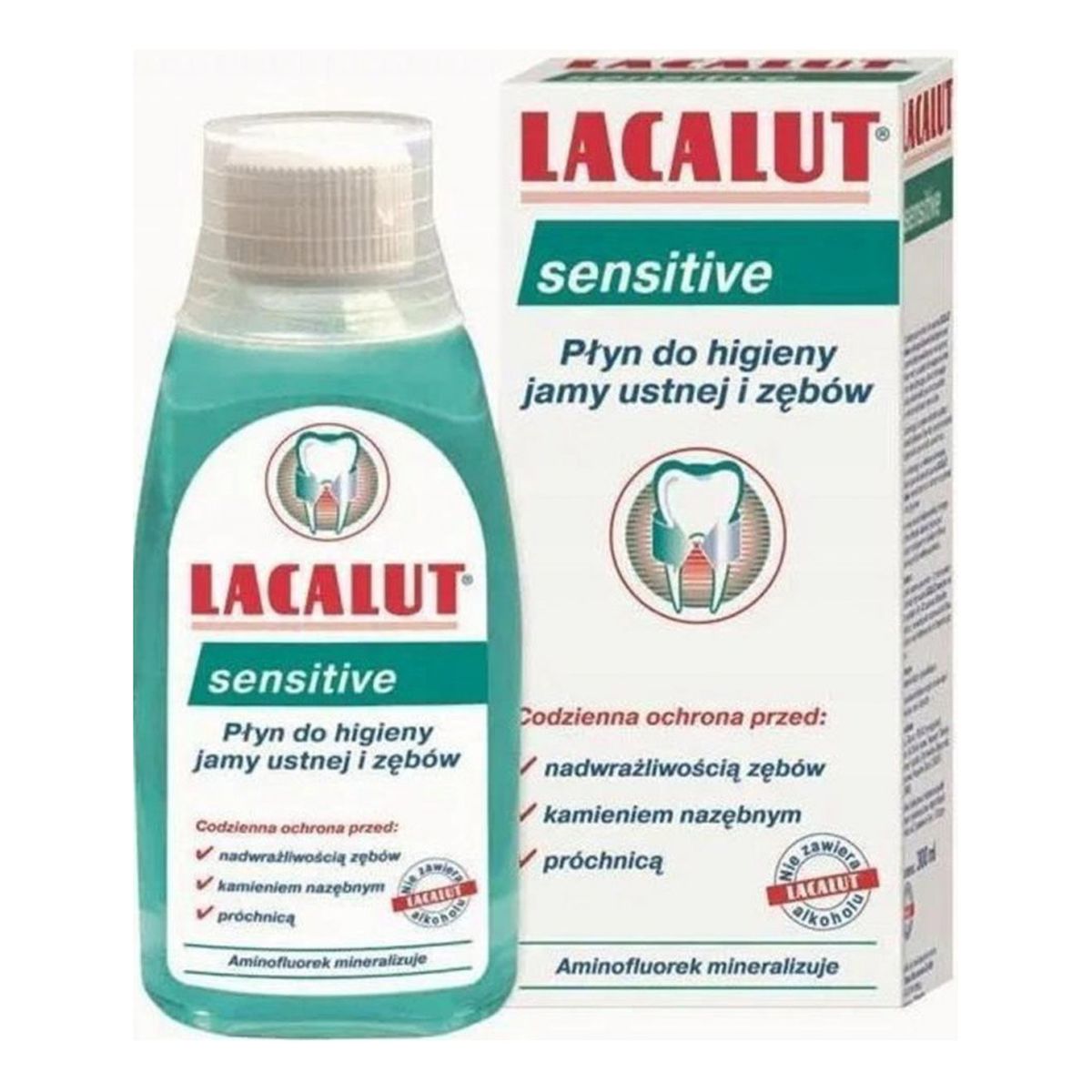 Lacalut Sensitive Płyn Do Płukania Jamy Ustnej 300ml