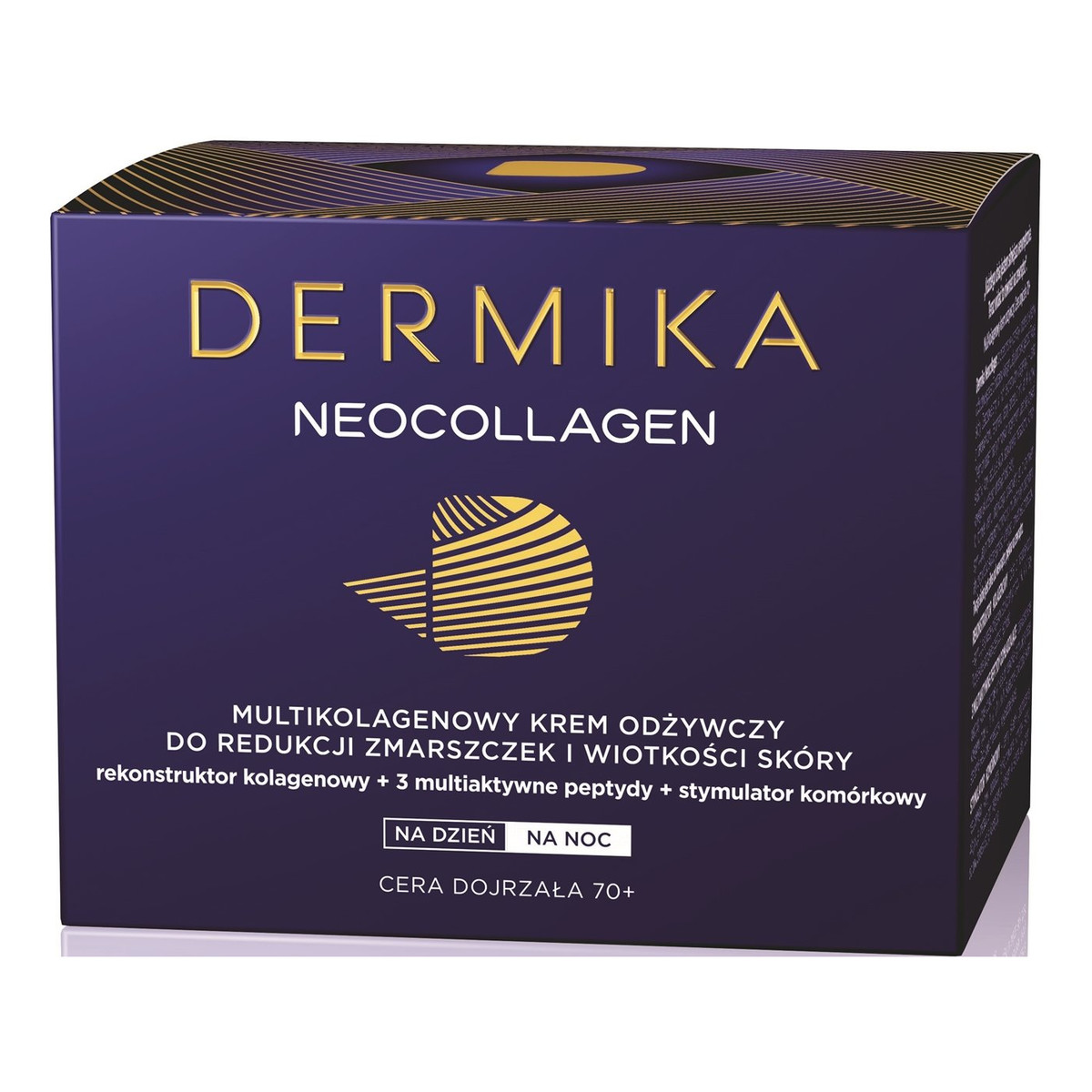 Dermika Neocollagen 70+ Multikolagenowy Krem Odżywczy Redukujący Zmarszczki i Wiotkość Skóry Na Dzień i Na Noc 50ml