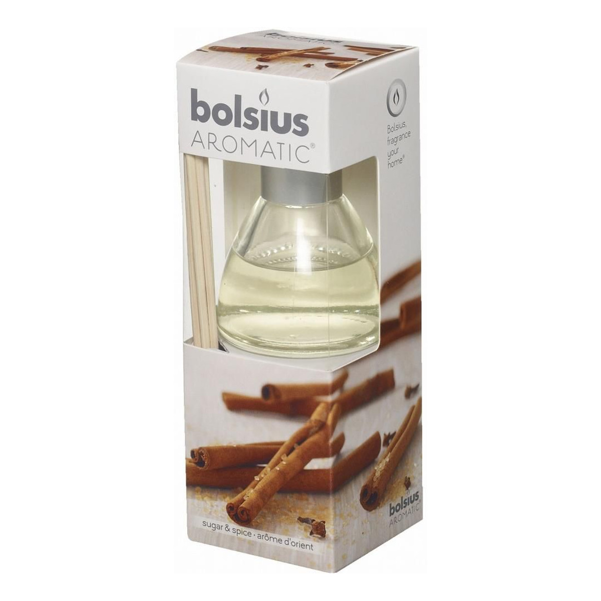 Bolsius Sugar & Spicy Dyfuzor Zapachu Cynamonowy 45ml