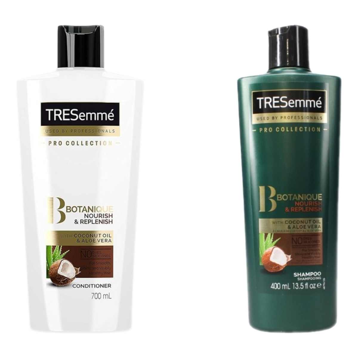 TRESemme Botanique Szampon 400ml + Odżywka 700ml do włosów Coconut Oil & Aloe Vera