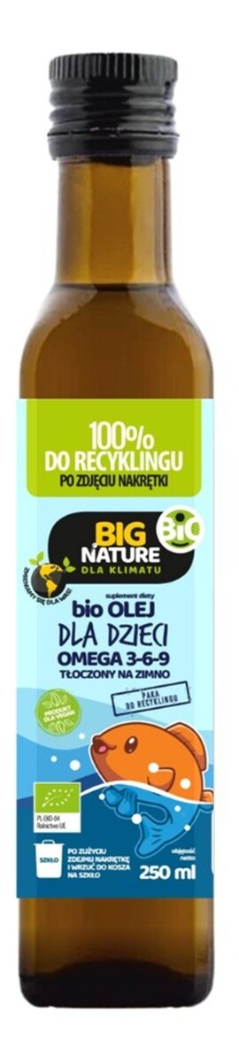 Omega 3-6-9 olej dla dzieci tłoczony na zimno