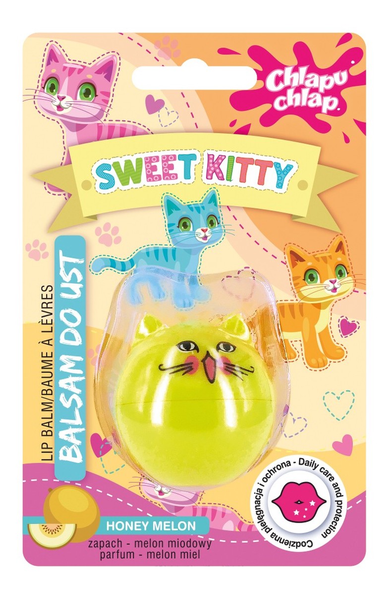 Błyszczyk do ust sweet kitty-miodowy melon 1szt
