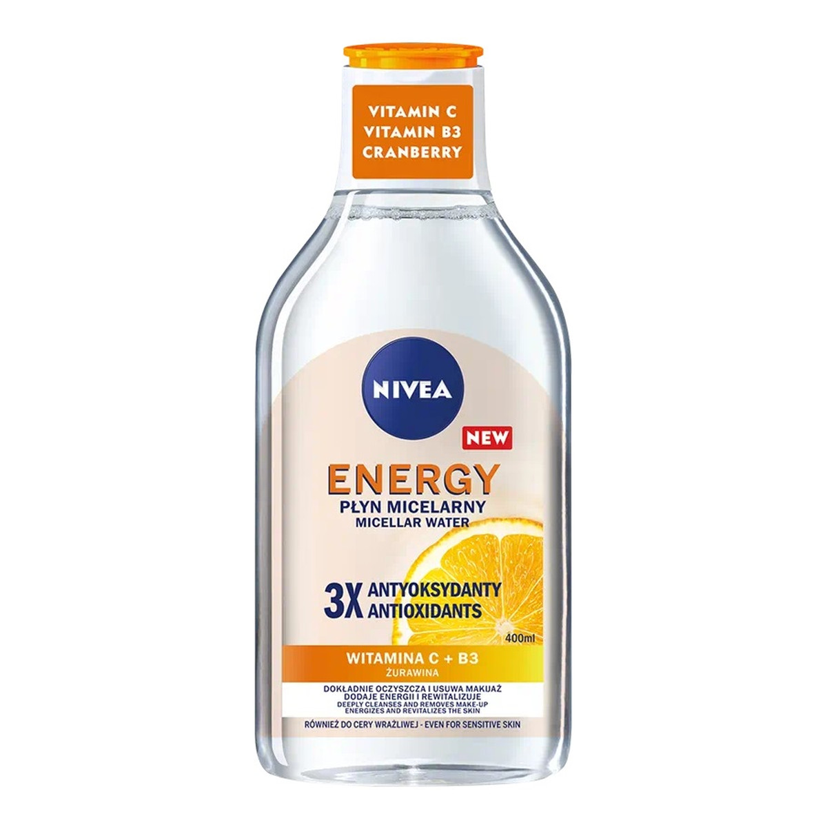 Nivea Energy płyn micelarny z 3 antyoksydantami 400ml