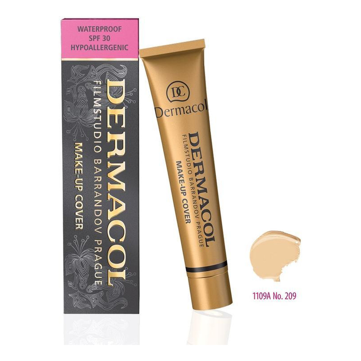 Dermacol Make-up Cover Wodoodporny Podkład Ekstremalnie Kryjący z SPF 30 (209) 30ml