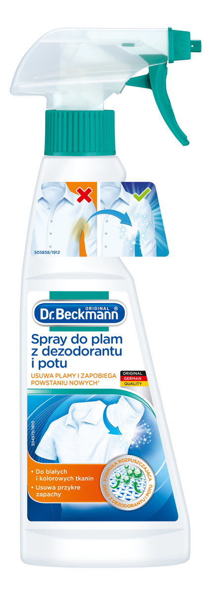 Spray do plam z dezodorantu i potu