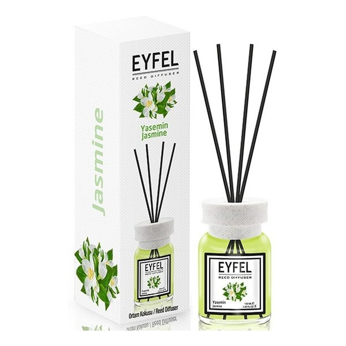 Eyfel Dyfuzor zapachowy z patyczkami - Jasmine 120ml