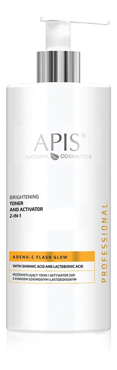 Roświetlający tonik i aktywator 2w1 z kwasem szikimowym i laktobionowym