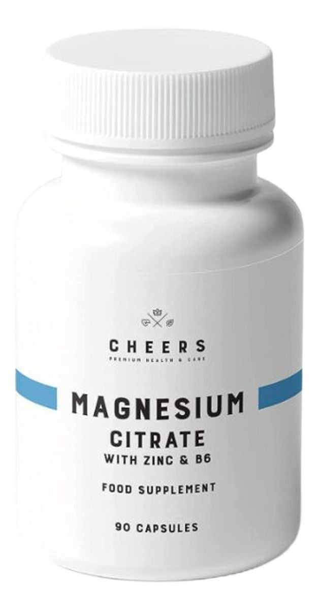 Magnesium citrate suplement diety wspierający układ kostny i nerwowy 90 kapsułek