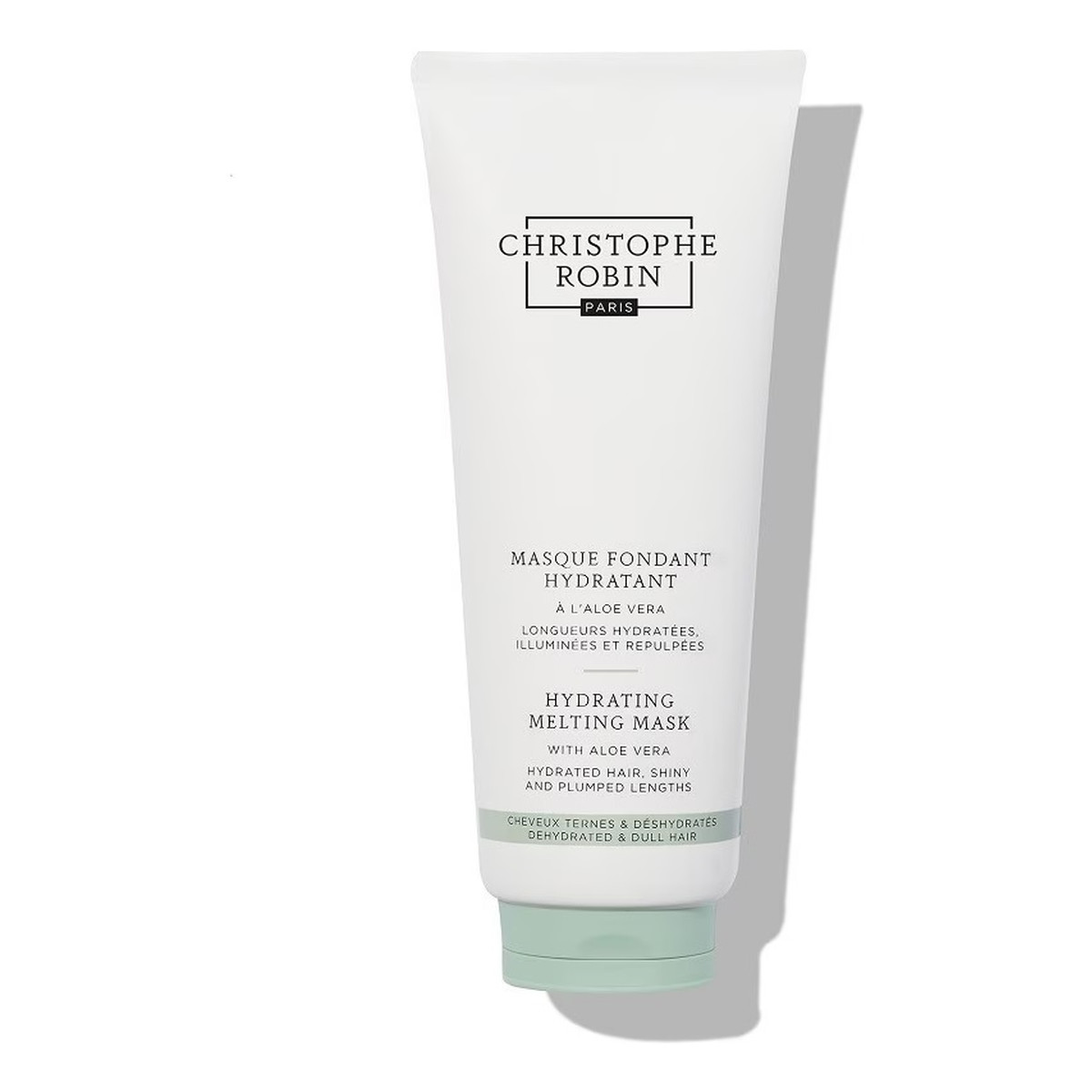 Christophe Robin Hydrating melting mask with aloe vera jedwabista maska nawilżająca do włosów suchych i matowych 200ml