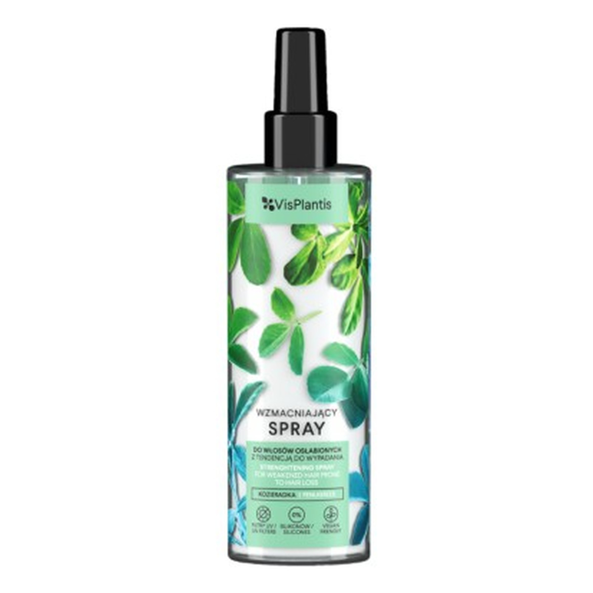 Vis Plantis Wzmacniający spray do włosów osłabionych, z tendencją do wypadania z kozieradką 200ml