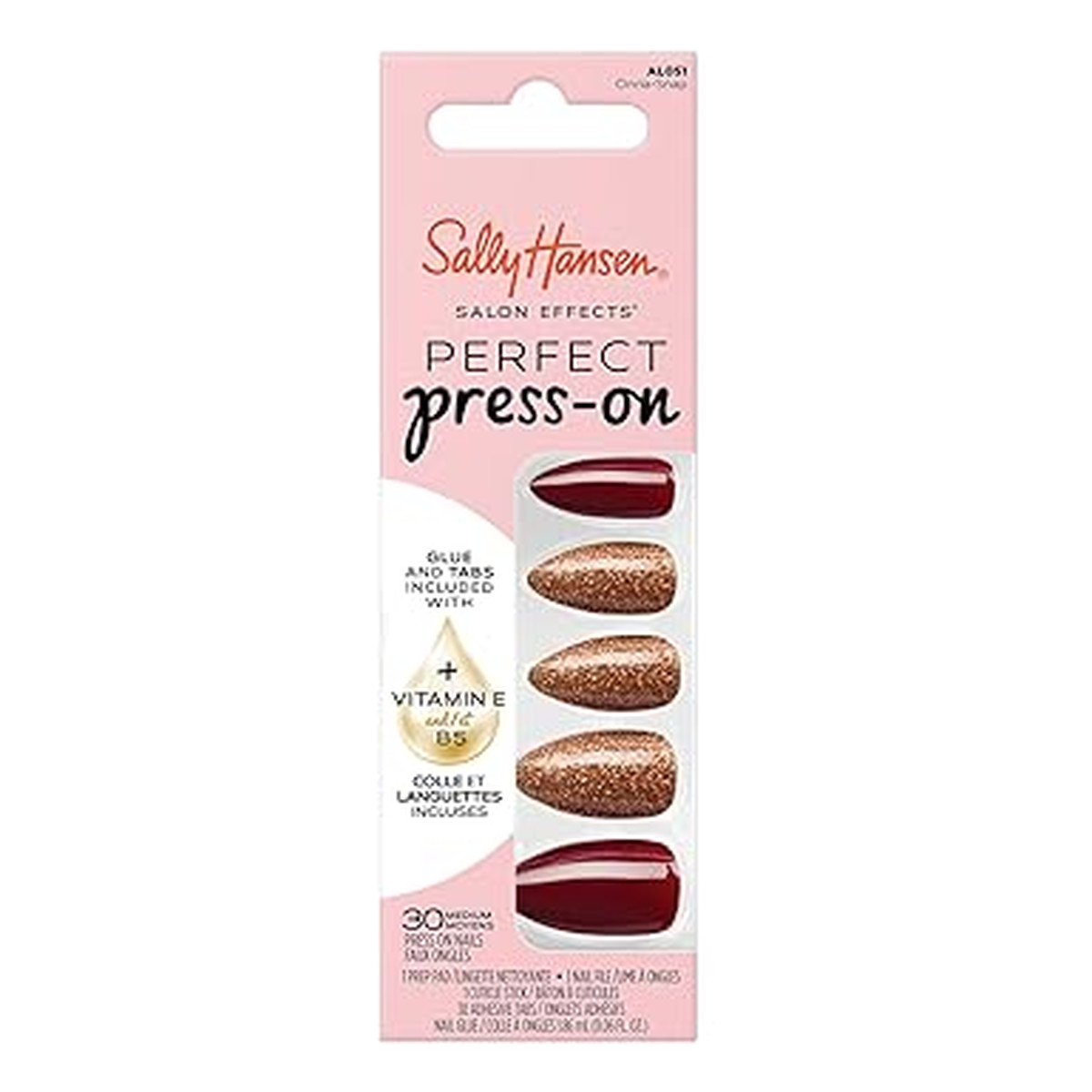 Sally Hansen Salon Effects Perfect Press-On Cinna-Snap paznokcie samoprzylepne 30 sztuk