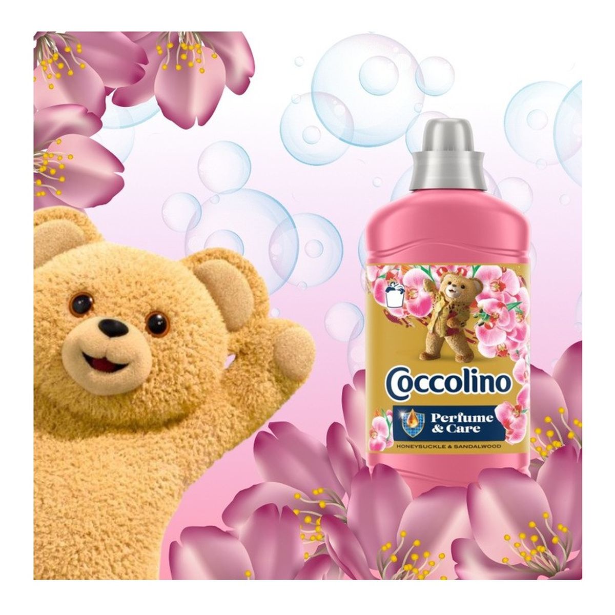 Coccolino Perfume & Care Płyn do płukania tkanin Honeysuckle&Sandalwood (51 prań) 1275ml