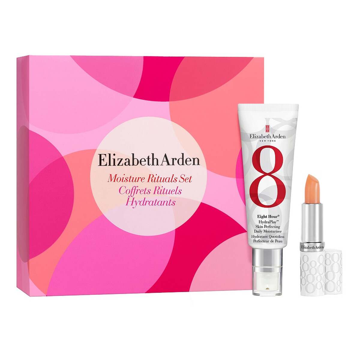 Elizabeth Arden Moisture Rituals Zestaw nawilżający krem do twarzy 45ml + ochronny balsam do ust 3.7g