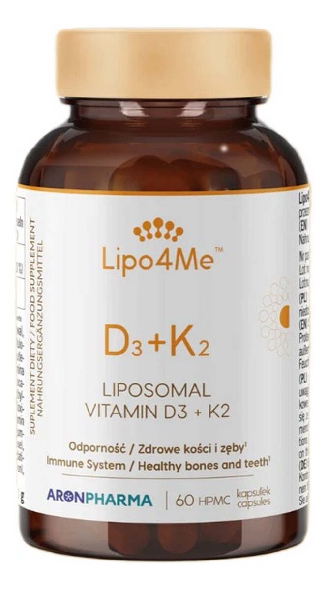 Lipo4me d3+k2 witamina d i k suplement diety 60 kapsułek