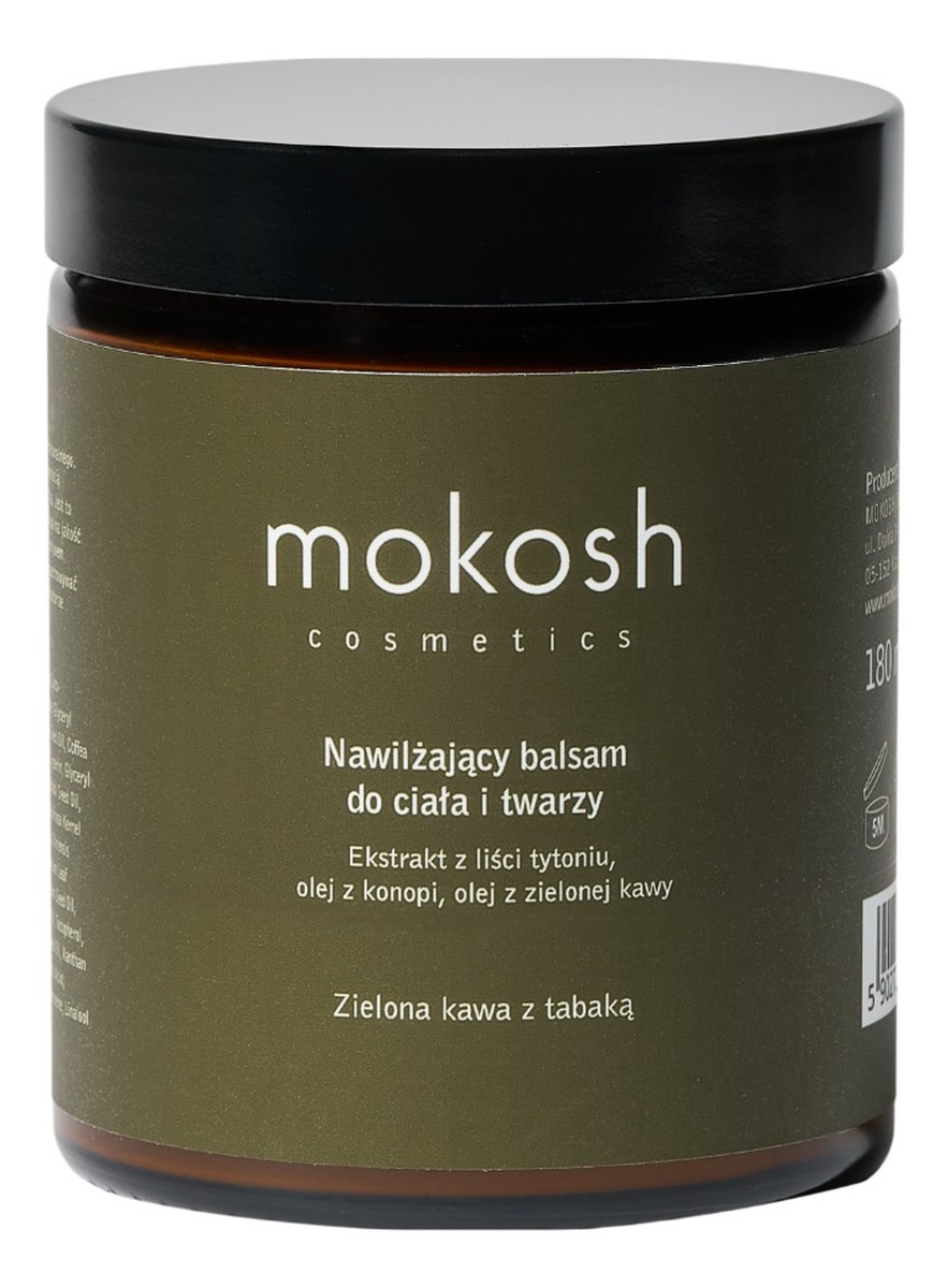 Balsam do twarzy i ciała zielona kawa z tabaką
