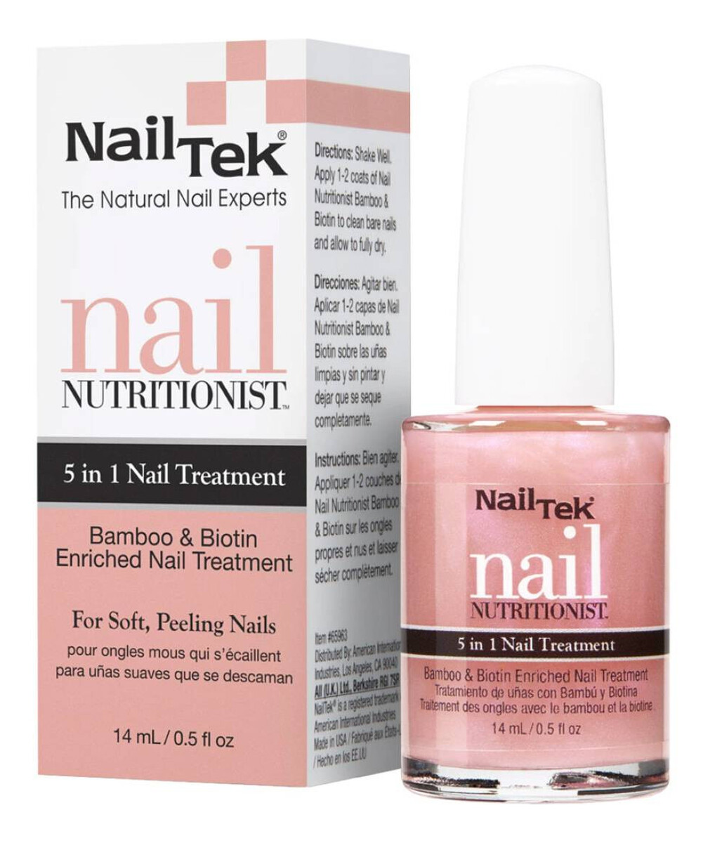 Odżywka do paznokci wzmacniająca 5w1 Bamboo & Biotin