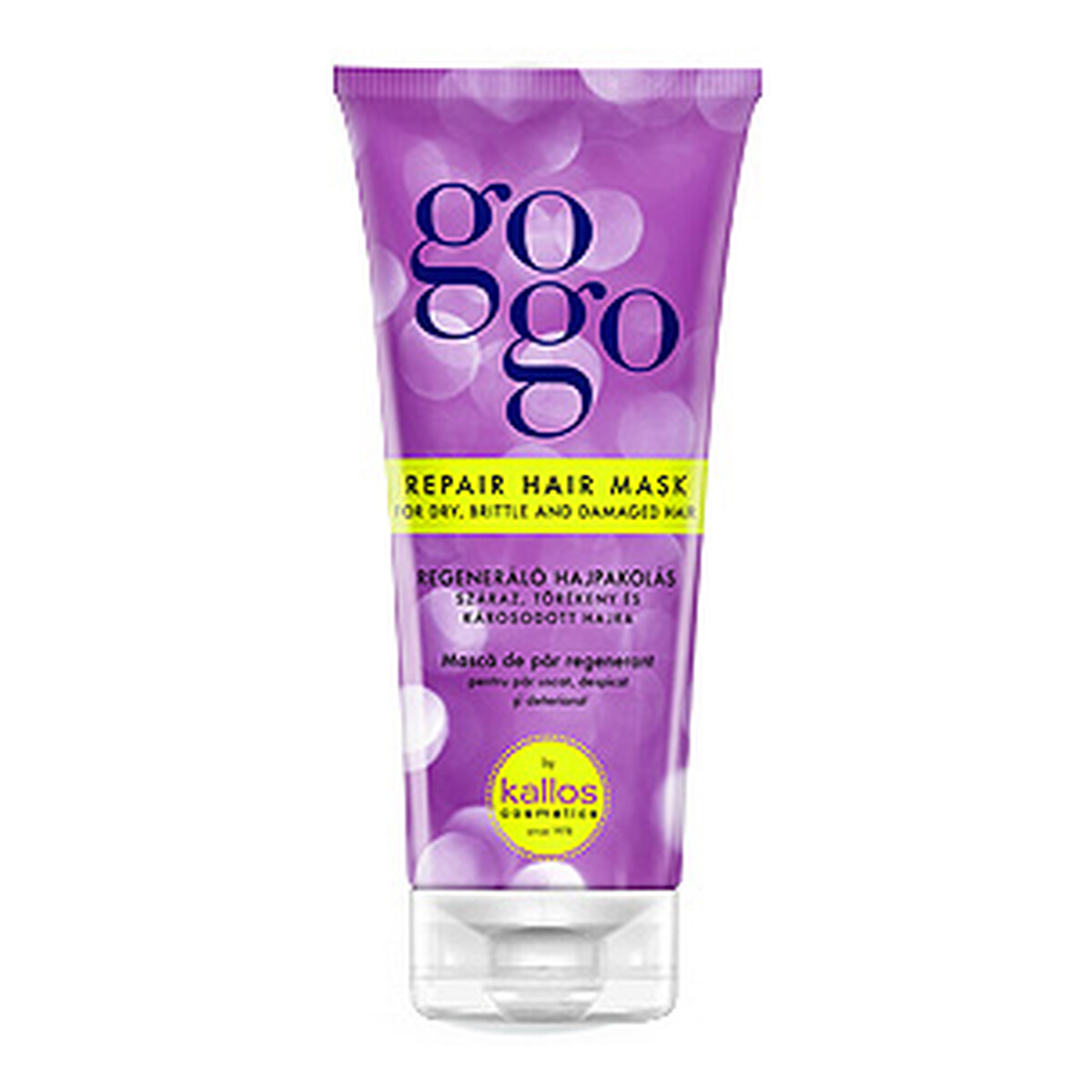 Kallos GoGo Repair Hair Mask Maska Regenerująca Do Włosów Suchych I Łamliwych 200ml