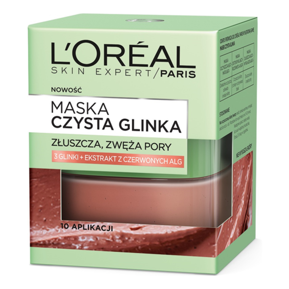 Loreal Skin Expert Czysta Glinka Maska Złuszczająco-Wygładzająca 50ml