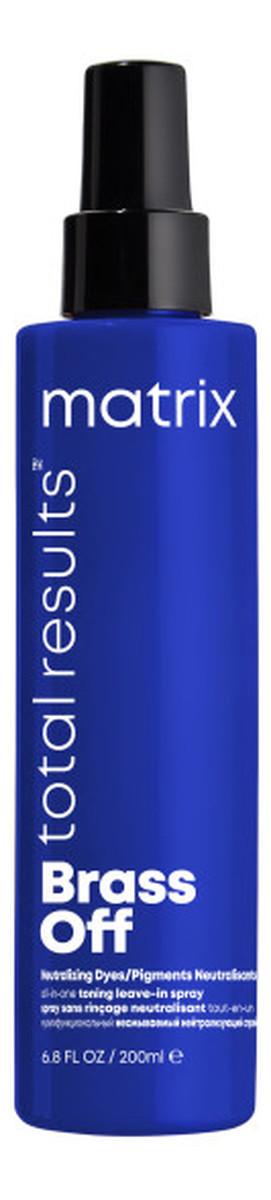 Total results brass off spray neutralizujący do włosów rozjaśnianych