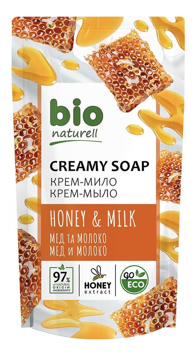 Kremowe mydło w płynie Miód i Mleko