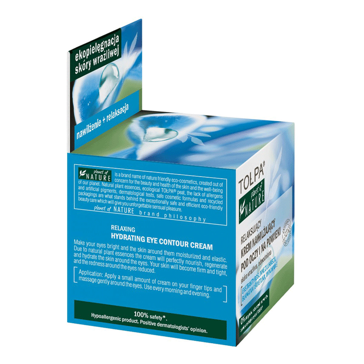 Tołpa Planet Of Nature Relaksujący Krem Nawilżający Pod Oczy i Na Powieki 15ml