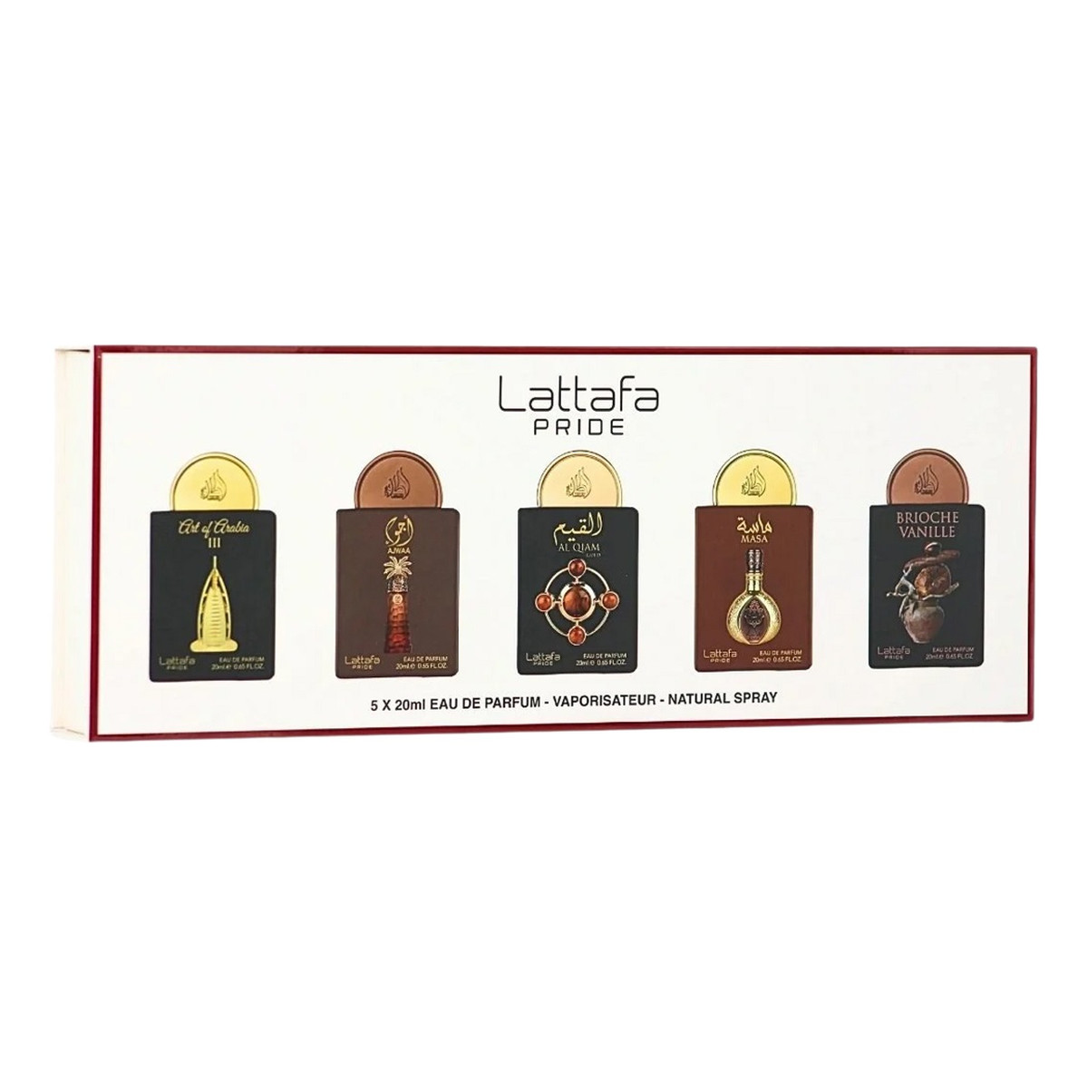 Lattafa Pride Collection No.4 Zestaw wód perfumowanych 5x20ml 100ml