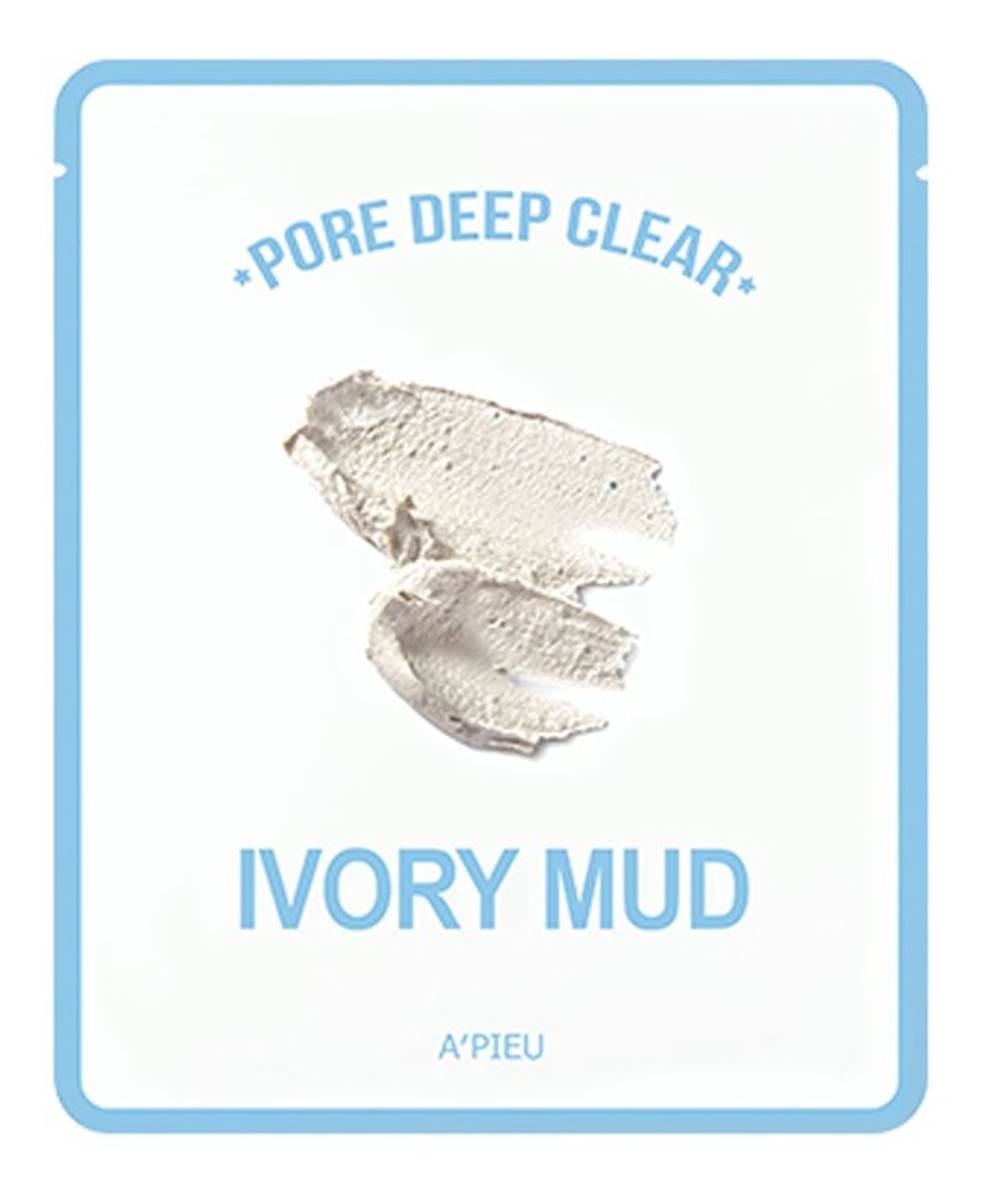 oczyszczająca maseczka w płachcie Ivory Mud