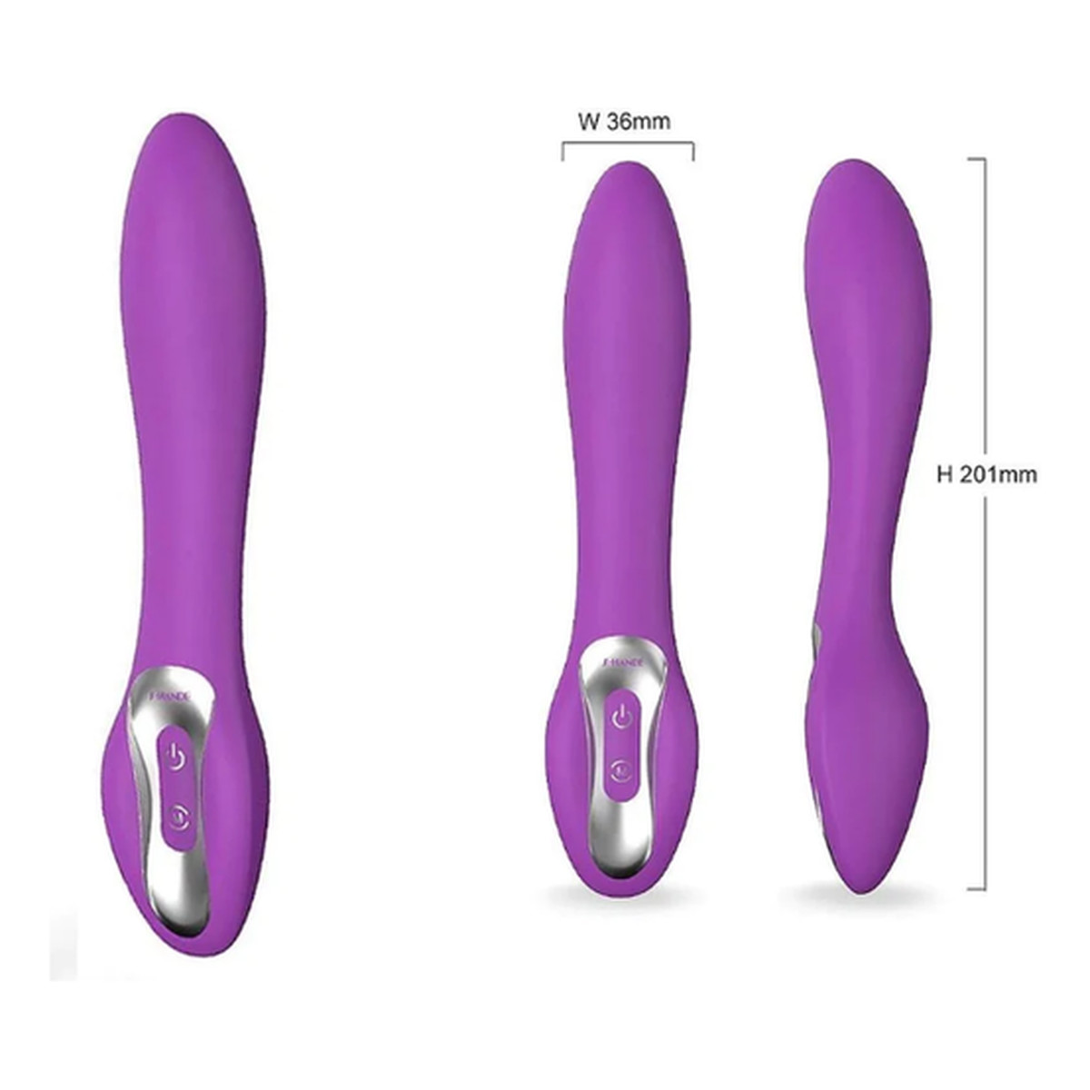 S-Hande Softs wibrator z 9 trybami wibracji violet