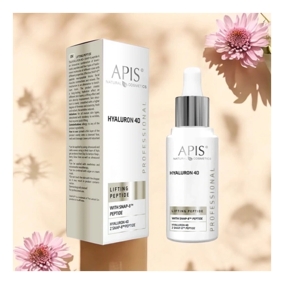 Apis Rewolucja w nawilżaniu serum do twarzy hyaluron 4d z snap-8 peptide 30ml