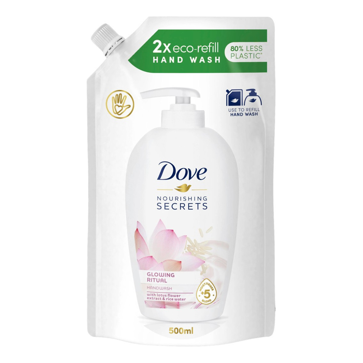 Dove Nourishing secrets Glowing ritual mydło w płynie zapas 500ml