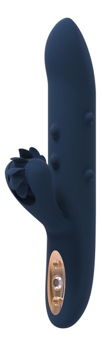 Goddess collection athena wibrator-królik z ruchomymi kulkami i języczkami