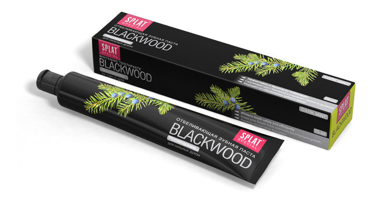 Czarna Pasta Do Zębów Silne Wybielanie i Normalizacja pH Jamy Ustnej