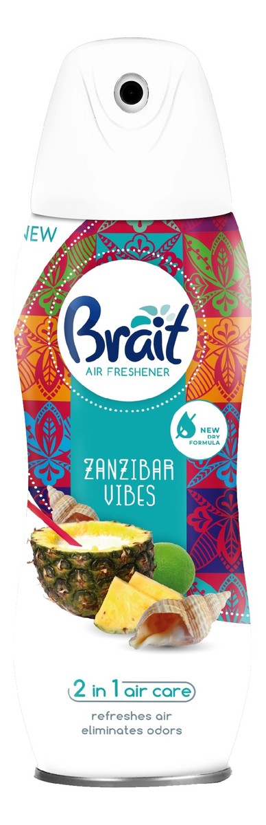 Brait 2in1 air care suchy odświeżacz powietrza zanzibar vibes (essential oils)