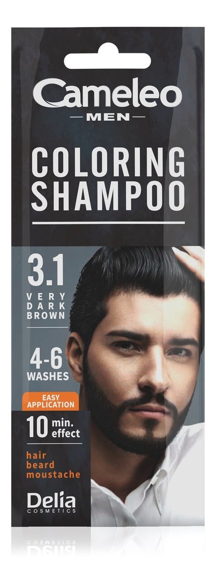 Cameleo men coloring shampoo szampon koloryzujący 3.1 bardzo ciemny brąz